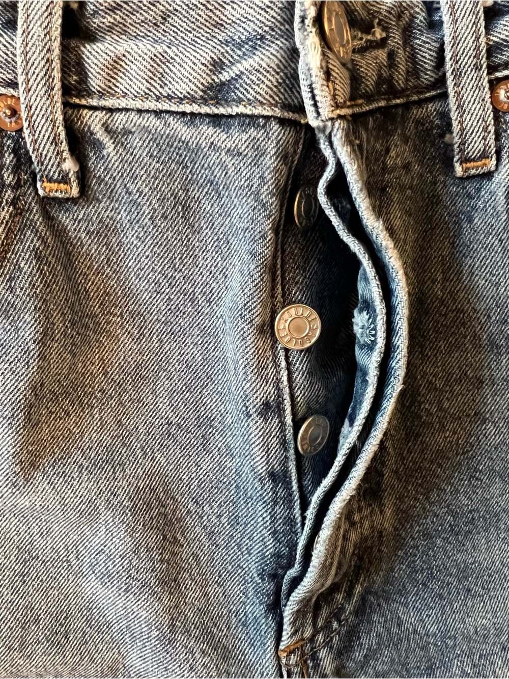 Agolde Button front Jeans - Picture 2 of 4